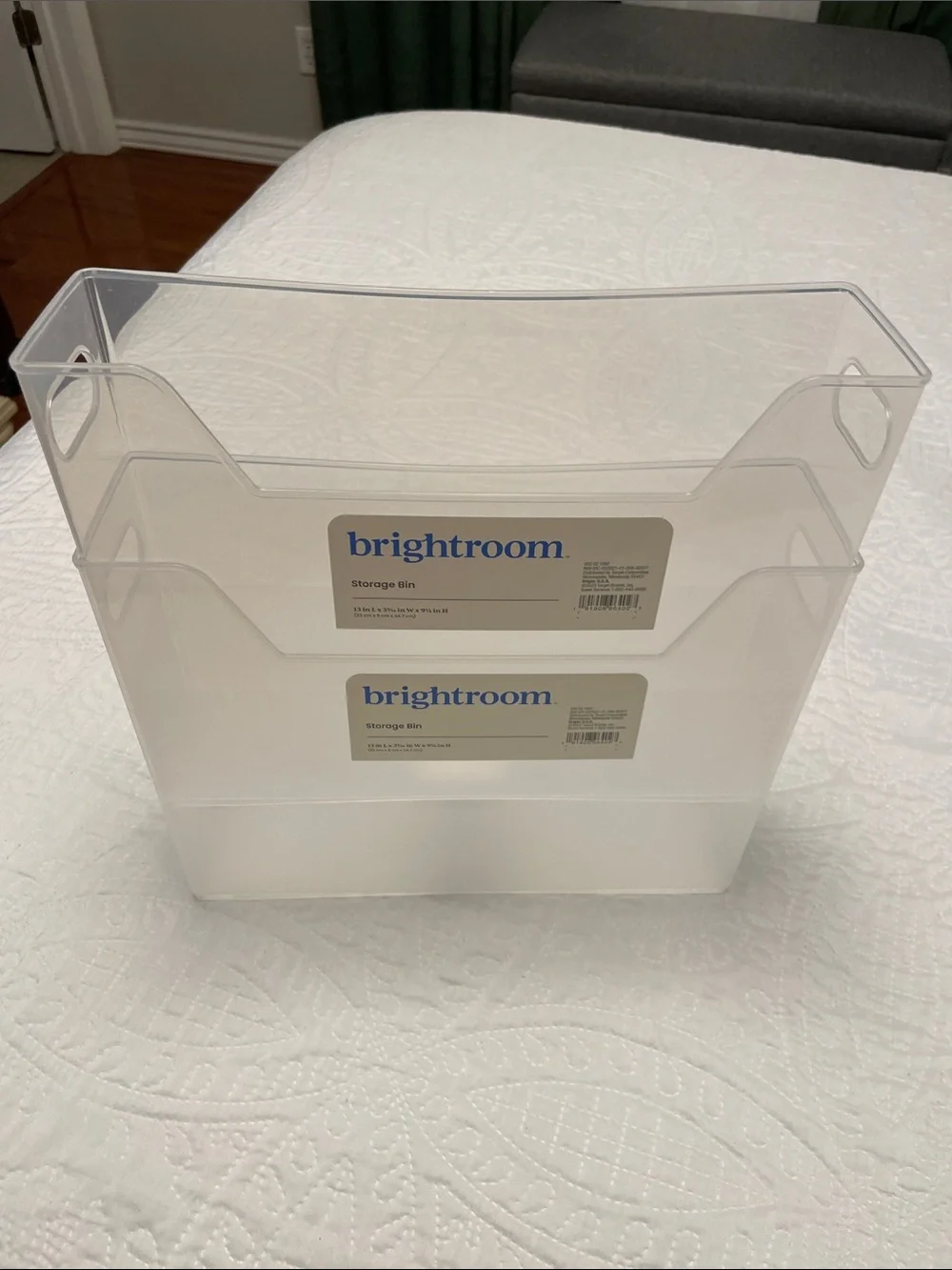 Set of 2 Like New BRIGHTROOM Storage Bin TARGET Endless Possibilities for Use